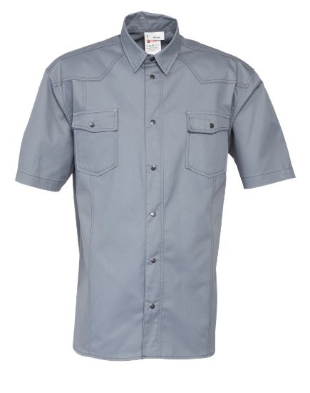 Afbeeldingen van HAVEP Overhemd met korte mouwen Basic 1654 grijs XS