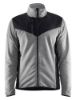 Afbeeldingen van BLÅKLÄDER Gebreid vest met softshell 5942 grijs mêlee/zwart XS