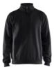 Afbeeldingen van BLÅKLÄDER Sweatshirt met halve rits 3587 zwart 2XL