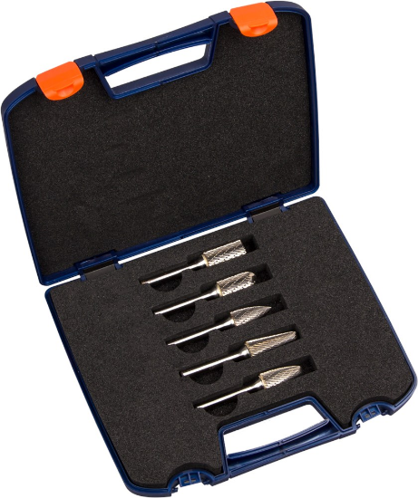 Afbeeldingen van ROTEC Stiftfreesset 5-delig Z1 ALU B,C,F,G en L 12,7MM