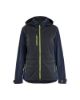 Afbeeldingen van BLÅKLÄDER Hybride jack dames 4733 donker marineblauw/High Vis geel L