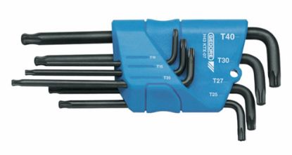 Afbeeldingen van GEDORE Stiftsleutelset TORX T10-T40 7x