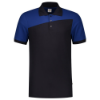 Afbeeldingen van TRICORP Poloshirt bi-colour Naden 202006 navy/royal blauw 2XL