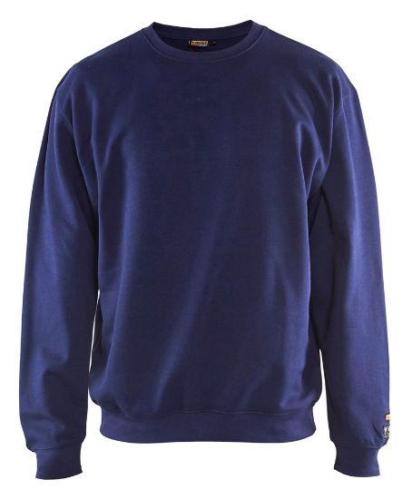 Afbeeldingen van BLÅKLÄDER Sweatshirt vlamvertragend 3074 marineblauw XS