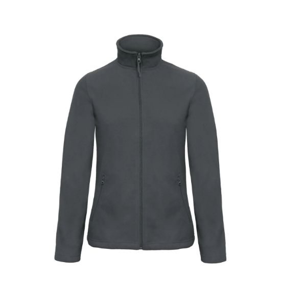 Afbeeldingen van B&C Fleece jas ID.501 dames 5FWI51 donkergrijs XS