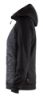 Afbeeldingen van BLÅKLÄDER Hybride sweater dames 3464 zwart/rood L