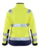 Afbeeldingen van BLÅKLÄDER Softshell jack dames 4902 High Vis geel/marineblauw L