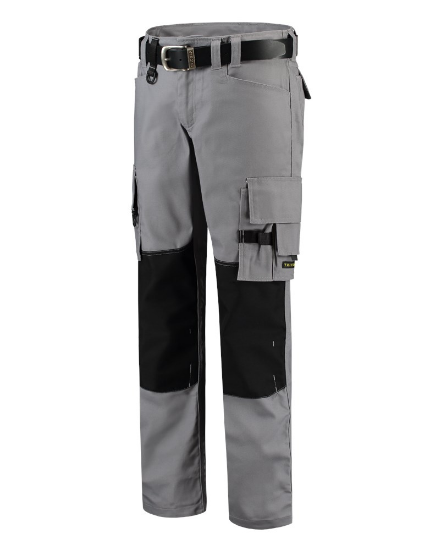 Afbeeldingen van TRICORP Werkbroek Cordura Canvas 502009 grijs/zwart 62