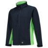 Afbeeldingen van TRICORP Softshell bi-colour 402002 navy/limoen S
