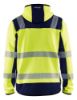Afbeeldingen van BLÅKLÄDER Gebreid vest met capuchon 4923 High Vis geel/marineblauw L