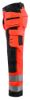 Afbeeldingen van BLÅKLÄDER Softshell werkbroek 1567 High Vis rood/zwart C52