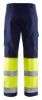 Afbeeldingen van BLÅKLÄDER Softshell werkbroek 1562 marineblauw/High Vis geel C48