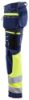 Afbeeldingen van BLÅKLÄDER Werkbroek met stretch dames 7196 marineblauw/High Vis geel D22