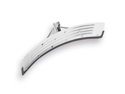 Afbeeldingen van Mestschuiver gebogen 58CM verzinkt 