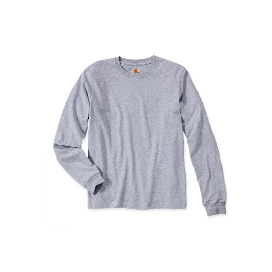 Afbeeldingen van CARHARTT T-shirt logo sleeve L/S EK231 heather grey XL