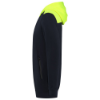 Afbeeldingen van TRICORP Sweater High Vis met capuchon 303005 inkt/fluor geel L