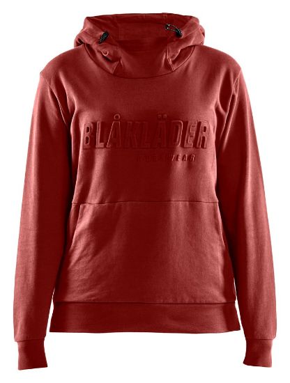 Afbeeldingen van BLÅKLÄDER Hoodie 3D dames 3560 gebrand rood M