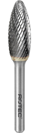 Afbeeldingen van ROTEC Stiftfrees HM model HZ6 kruisvertand 9,6X19X65X6MM 