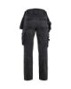 Afbeeldingen van BLÅKLÄDER Werkbroek dames met stretch 7170 zwart/zwart D24
