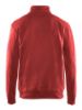 Afbeeldingen van BLÅKLÄDER Sweatshirt met halve rits 3369 rood 3XL