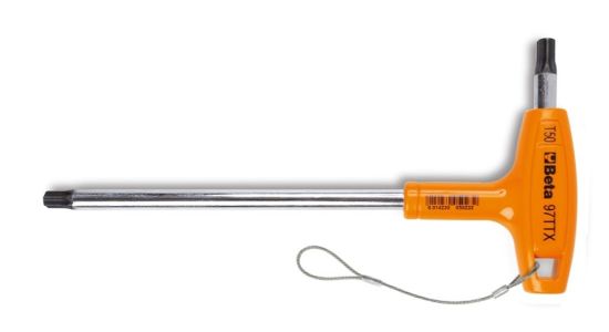 Afbeeldingen van BETA Haakse stiftsteutel TORX kracht handgreep H-SAFE 97TTX-HS T45