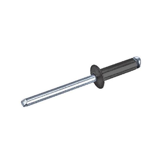 Afbeeldingen van GOEBEL Blindklinknagel gelakt AL/ST RAL9005 3,2X10MM