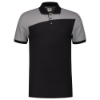 Afbeeldingen van TRICORP Poloshirt bi-colour Naden 202006 zwart/grijs 4XL