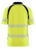 Afbeeldingen van BLÅKLÄDER Poloshirt UV 3595 High Vis geel/marineblauw M