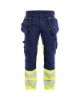 Afbeeldingen van BLÅKLÄDER Werkbroek met stretch 1130 marineblauw/High Vis geel D88
