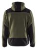Afbeeldingen van BLÅKLÄDER Gebreid jack met softshell 5940 herfstgroen/zwart S