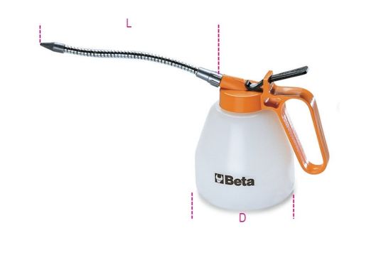Afbeeldingen van BETA Kunststof oliekannen flexibel 1753 200