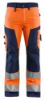Afbeeldingen van BLÅKLÄDER Werkbroek dames zonder spijkerzakken 7155 High Vis oranje/marineblauw C38
