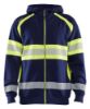 Afbeeldingen van BLÅKLÄDER Hoodie 3552 marineblauw/High Vis geel S