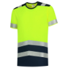 Afbeeldingen van TRICORP T-shirt High Vis bi-colour 103006 fluor geel/inkt 2XL