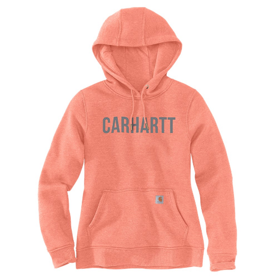 Afbeeldingen van CARHARTT Hoodie met grafische print dames 105639 hibiscus heather S