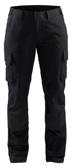 Afbeeldingen van BLÅKLÄDER Werkbroek industrie dames met stretch 7106 zwart C48