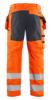 Afbeeldingen van BLÅKLÄDER Werkbroek met stretch 1552 High Vis oranje/medium grijs D96