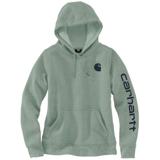 Afbeeldingen van CARHARTT Sweatshirt lange mouwen met grafische print dames 102791 jade heather S
