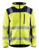 Afbeeldingen van BLÅKLÄDER Gebreid vest met capuchon 4923 High Vis geel/marineblauw L
