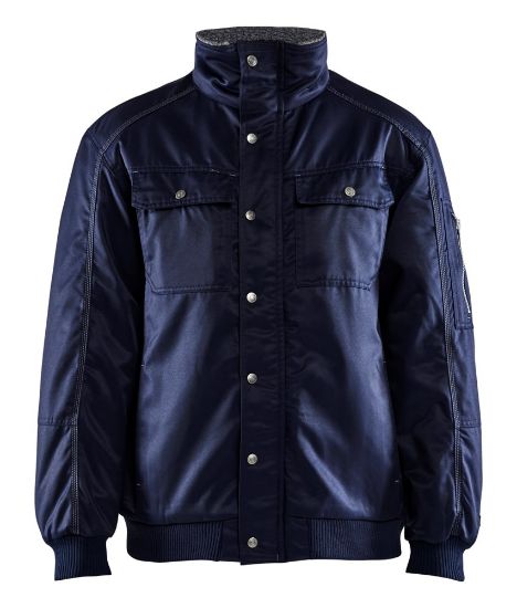 Afbeeldingen van BLÅKLÄDER Winter pilotenjas 4916 marineblauw 3XL