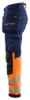 Afbeeldingen van BLÅKLÄDER Werkbroek met 4-weg stretch 1125 marineblauw/High Vis oranje C48