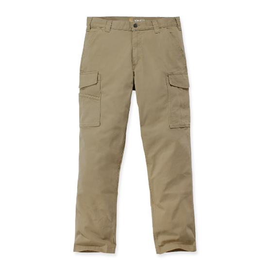 Afbeeldingen van CARHARTT Cargo werkbroek rugged flex rigby 103574 dark khaki W34/L34