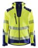 Afbeeldingen van BLÅKLÄDER Softshell jack 4491 High Vis geel/marineblauw L