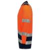 Afbeeldingen van TRICORP Poloshirt High Vis bi-colour met lange mouwen 203008 fluor oranje/inkt 6XL