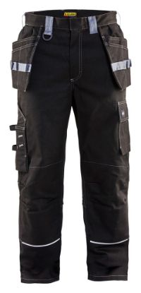 Afbeeldingen van BLÅKLÄDER Werkbroek vlamvertragend 1461 zwart/grijs C146