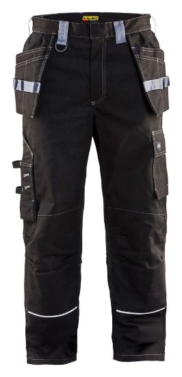 Afbeeldingen van BLÅKLÄDER Werkbroek vlamvertragend 1461 zwart/grijs C152