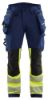 Afbeeldingen van BLÅKLÄDER Werkbroek met 4-weg stretch 1125 marineblauw/High Vis geel C152