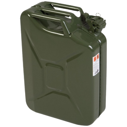 Afbeeldingen van Jerrycan metaal groen UN-keur 20L