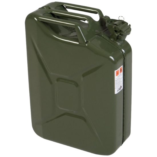 Afbeeldingen van Jerrycan metaal groen UN-keur 20L