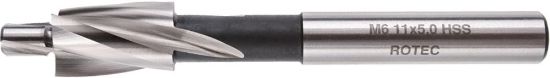 Afbeeldingen van ROTEC Kopverzinkfrees HSS-G 180° DIN373 M12 middelpassing